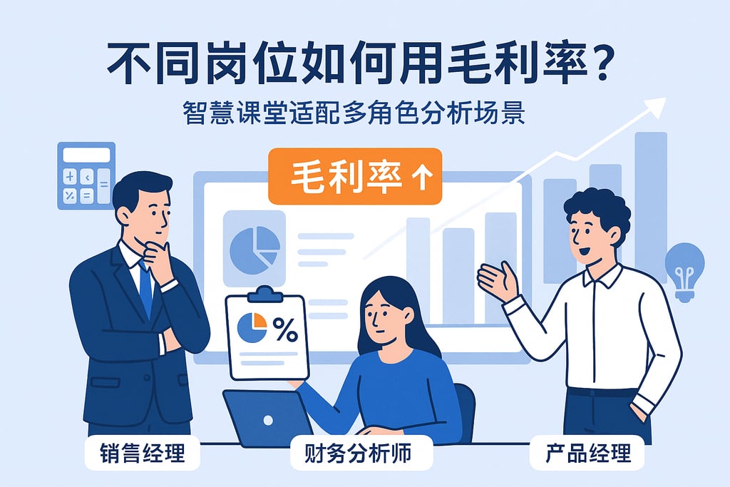 不同岗位如何用毛利率？智慧课堂适配多角色分析场景