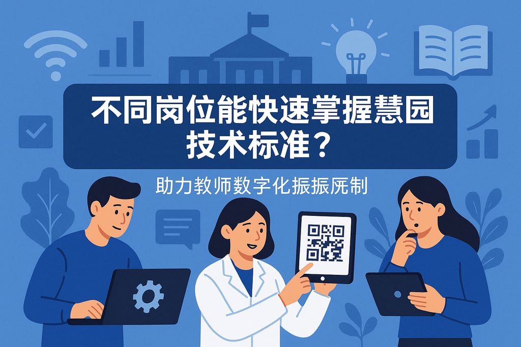 不同岗位能否快速掌握智慧校园技术标准？助力教师数字化转型