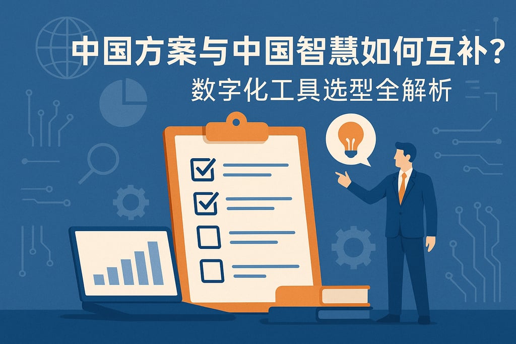中国方案与中国智慧如何互补？数字化工具选型全解析
