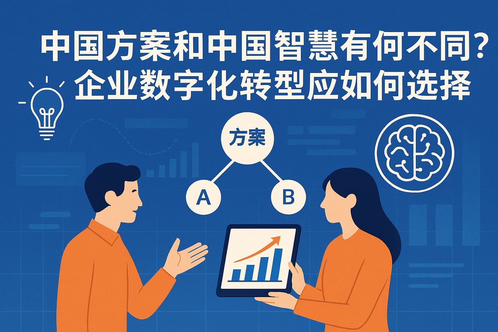 中国方案和中国智慧有何不同？企业数字化转型应如何选择