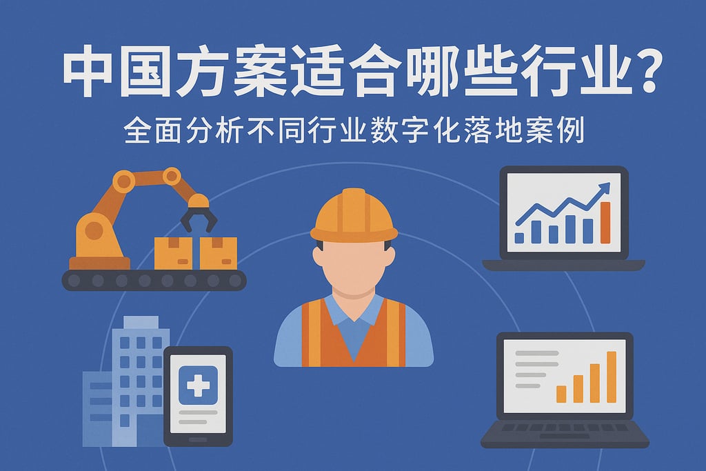 中国方案适合哪些行业？全面分析不同行业数字化落地案例