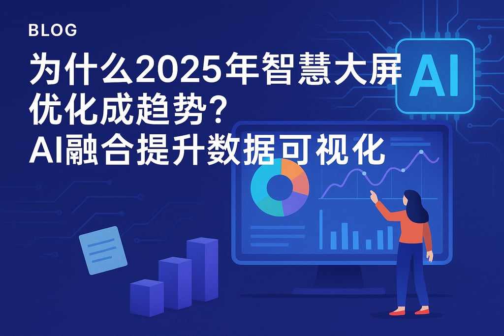 为什么2025年智慧大屏优化成趋势？AI融合提升数据可视化体验