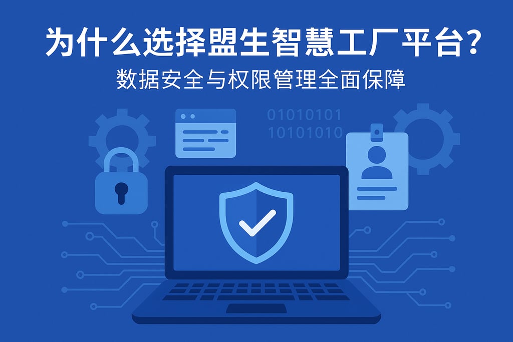 为什么选择盟生智慧工厂平台？数据安全与权限管理全面保障
