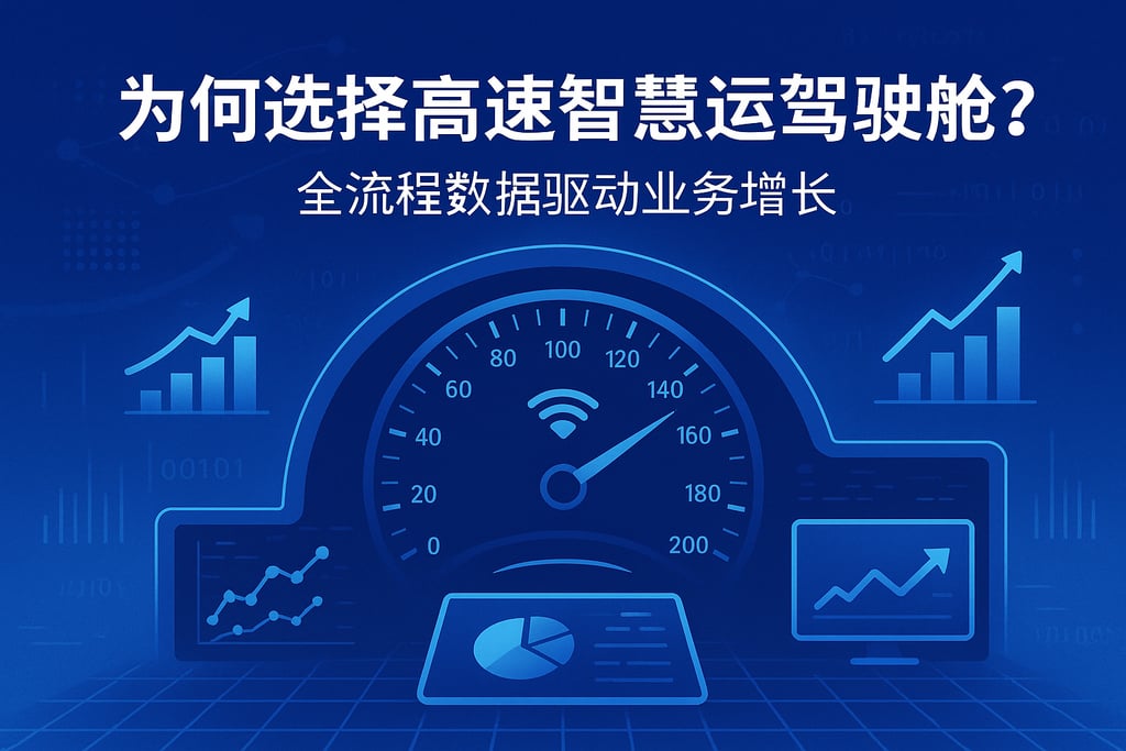 为何选择高速智慧运营驾驶舱？全流程数据驱动业务增长。