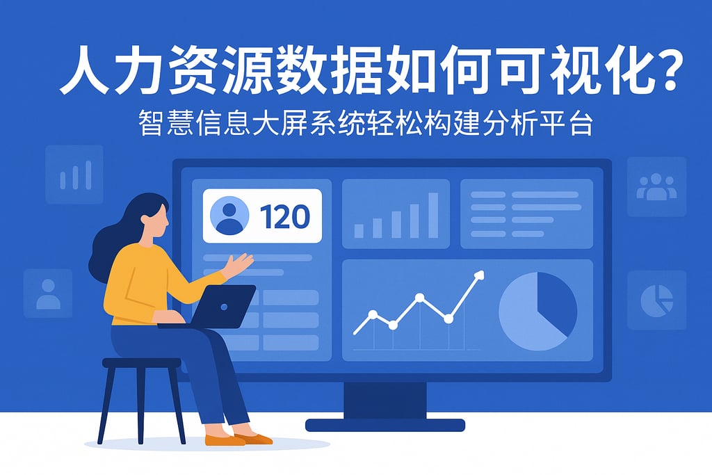 人力资源数据如何可视化？智慧信息大屏系统轻松构建分析平台