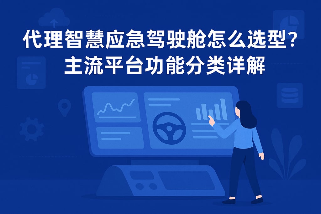 代理智慧应急驾驶舱怎么选型？主流平台功能分类详解