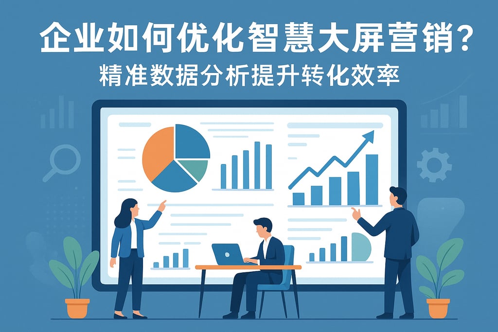 企业如何优化智慧大屏营销？精准数据分析提升转化效率