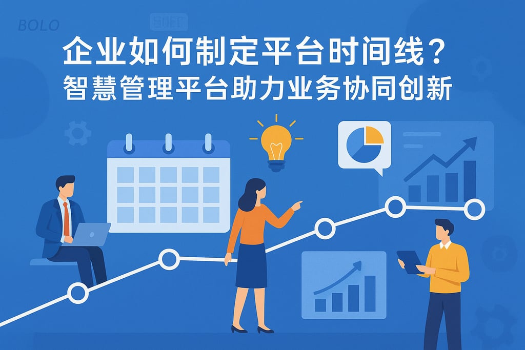 企业如何制定平台时间线？智慧管理平台助力业务协同创新