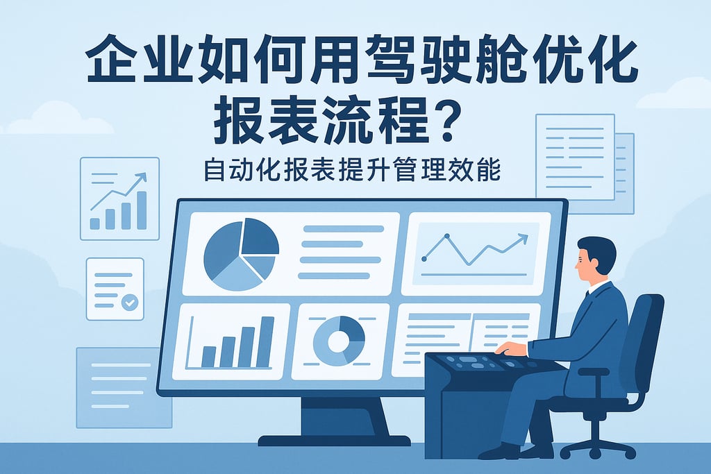 企业如何用驾驶舱优化报表流程？自动化报表提升管理效能