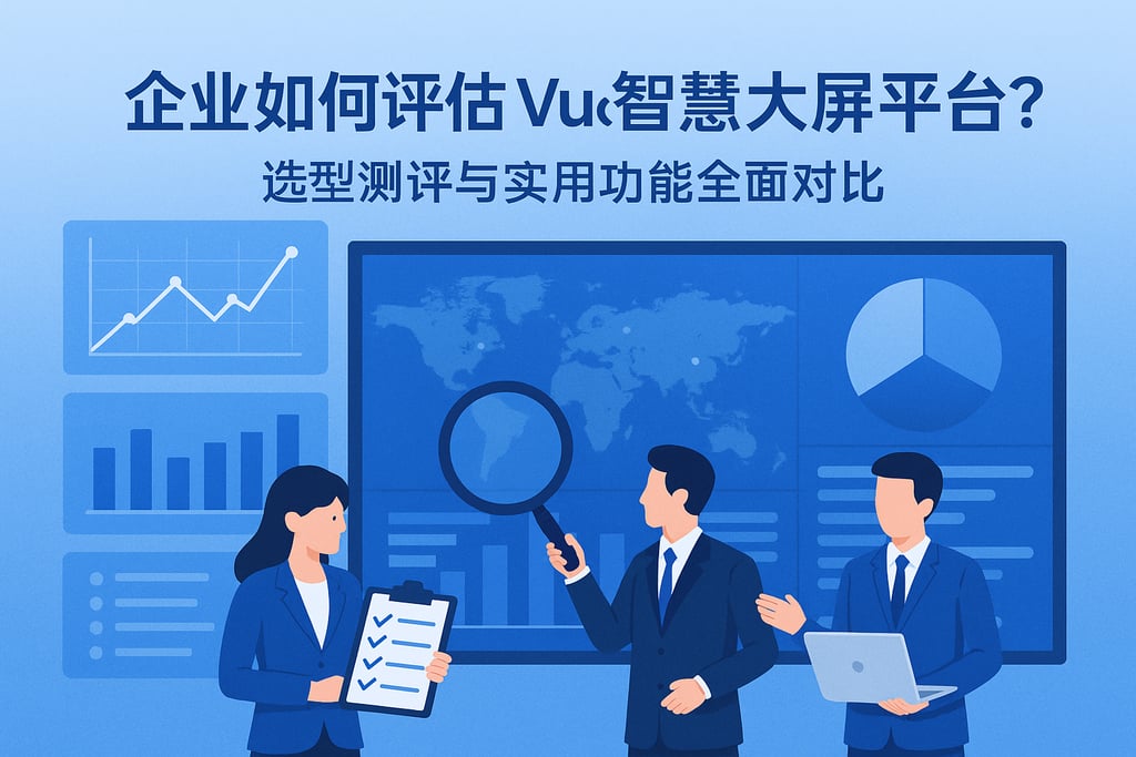 企业如何评估vue智慧大屏平台？选型测评与实用功能全面对比