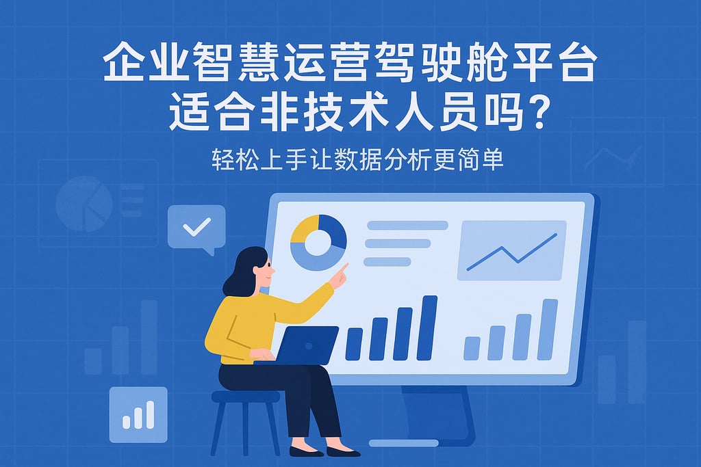 企业智慧运营驾驶舱平台适合非技术人员吗？轻松上手让数据分析更简单