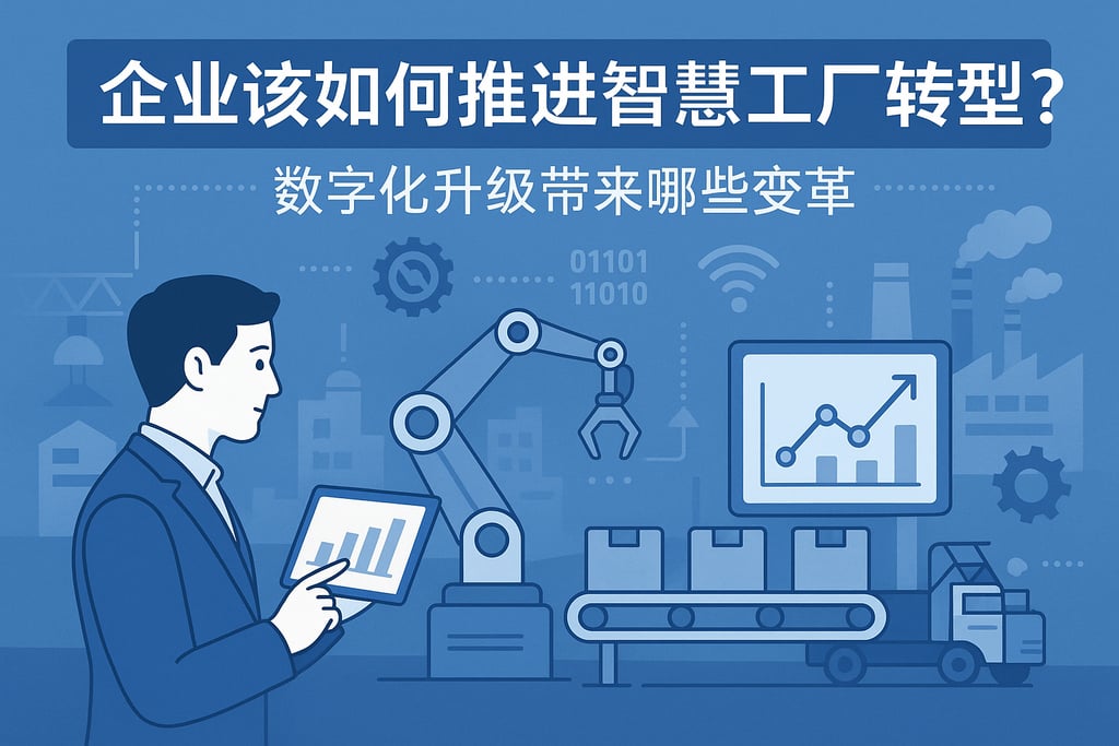企业该如何推进智慧工厂转型？数字化升级带来哪些变革