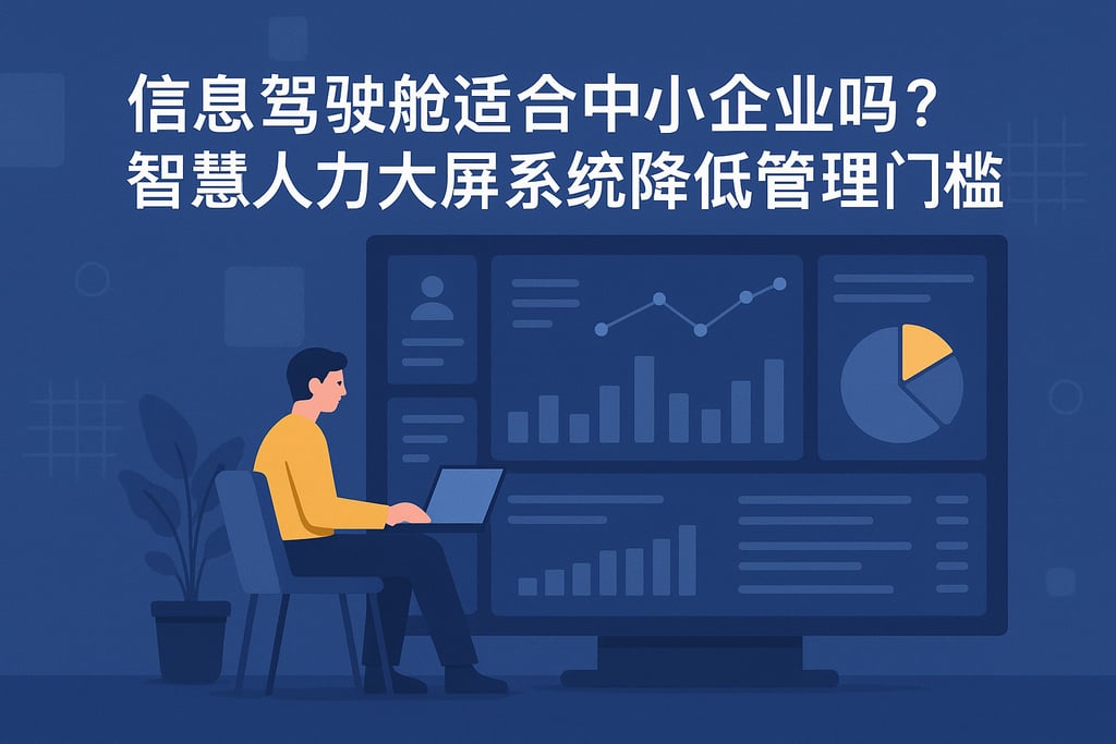 信息驾驶舱是否适合中小企业？智慧人力大屏系统降低管理门槛