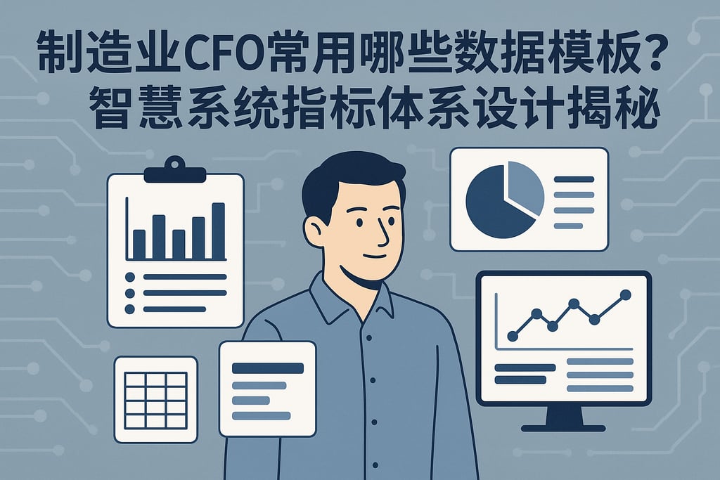 制造业CFO常用哪些数据模板？智慧系统指标体系设计揭秘
