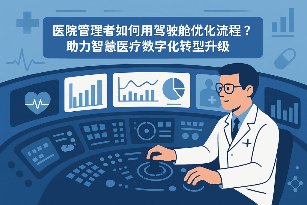 医院管理者如何用驾驶舱优化流程？助力智慧医疗数字化转型升级