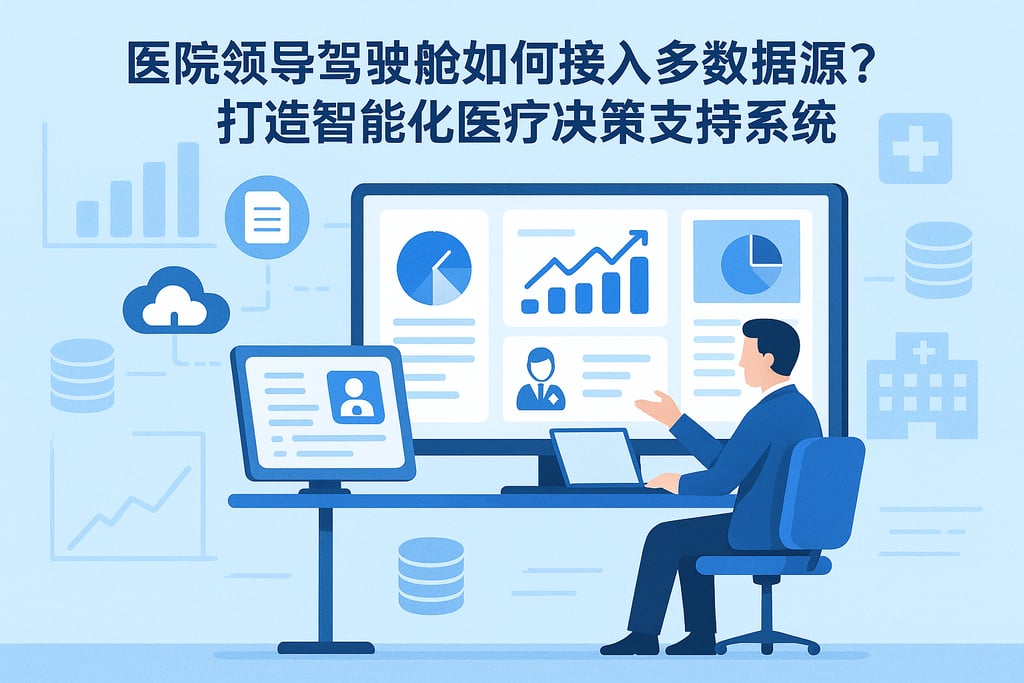 医院领导驾驶舱如何接入多数据源？打造智能化医疗决策支持系统