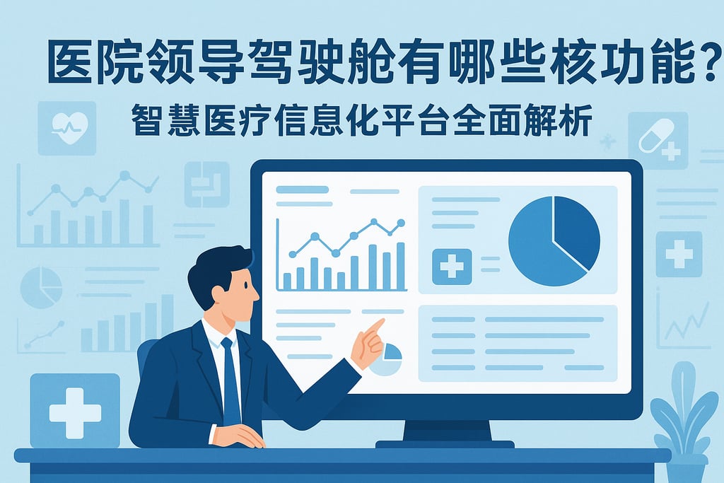 医院领导驾驶舱有哪些核心功能？智慧医疗信息化平台全面解析