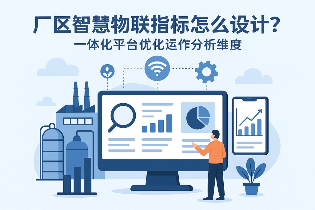 厂区智慧物联指标怎么设计？一体化平台优化运营分析维度