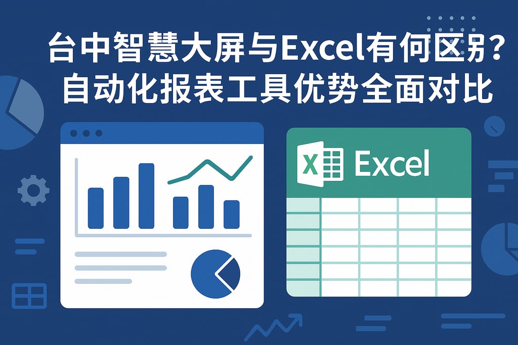 台中智慧大屏与Excel有何区别？自动化报表工具优势全面对比
