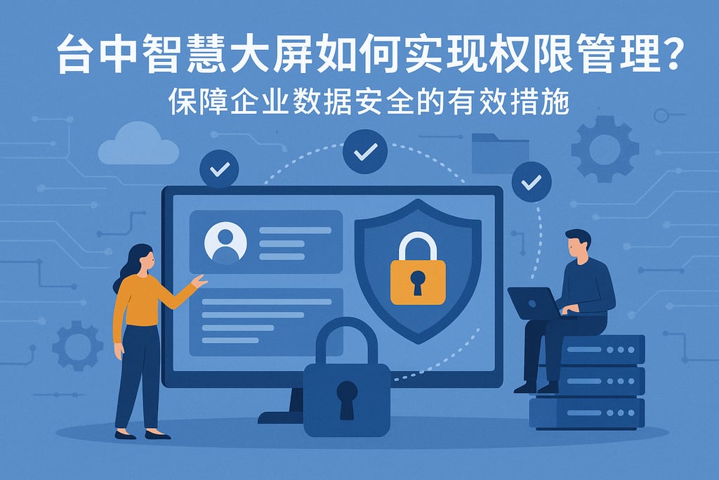 台中智慧大屏如何实现权限管理？保障企业数据安全的有效措施
