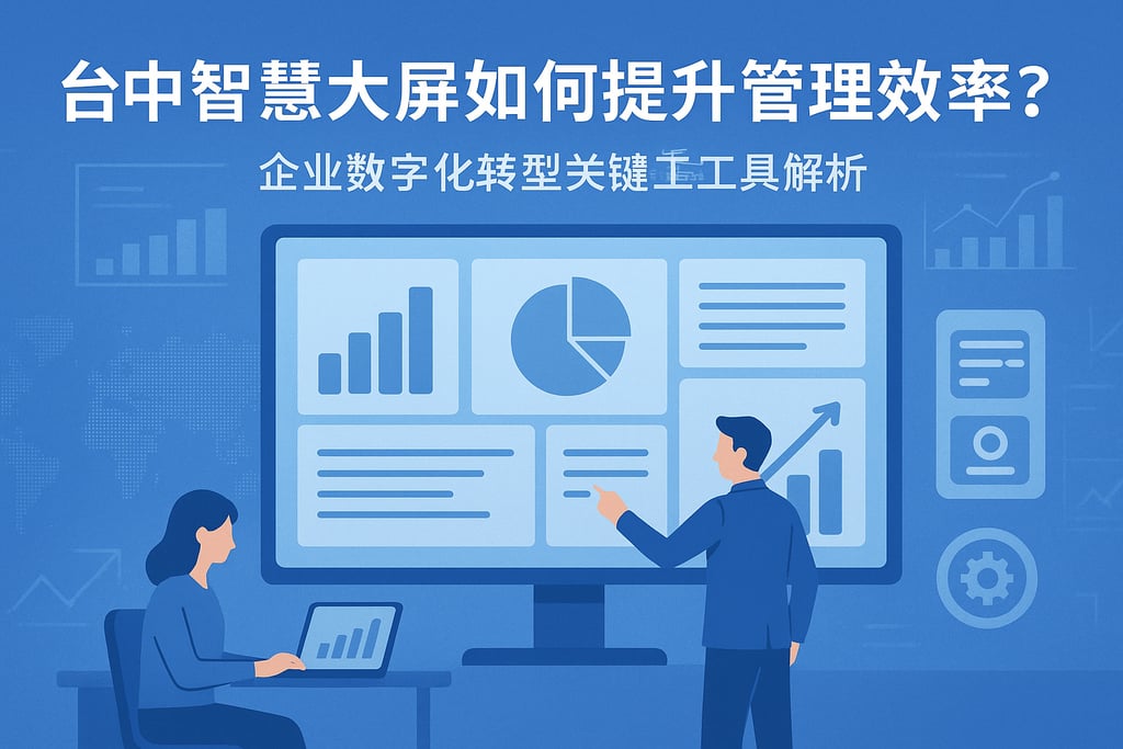 台中智慧大屏如何提升管理效率？企业数字化转型关键工具解析