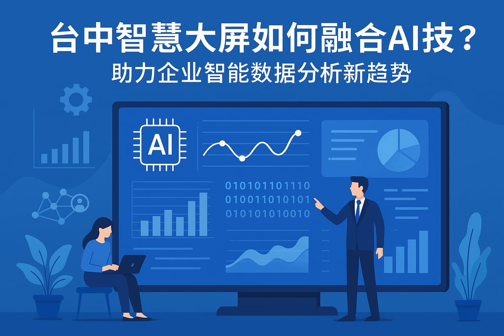 台中智慧大屏如何融合AI技术？助力企业智能数据分析新趋势