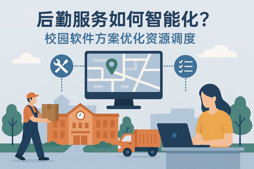 后勤服务如何智能化？校园软件方案优化资源调度