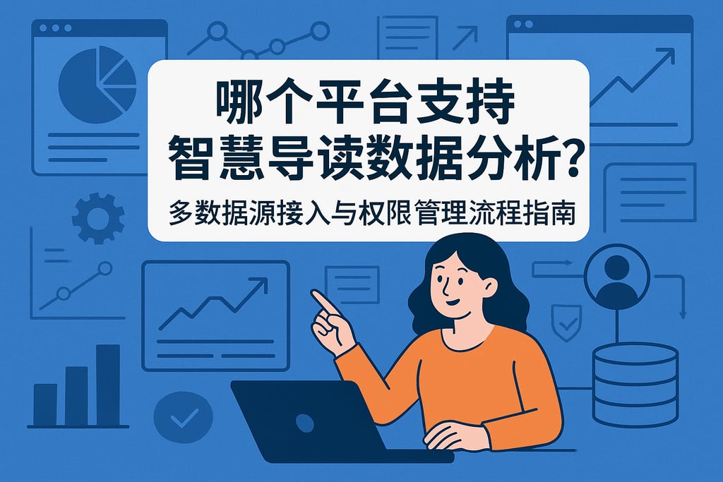 哪个平台支持智慧导读数据分析？多数据源接入与权限管理流程指南