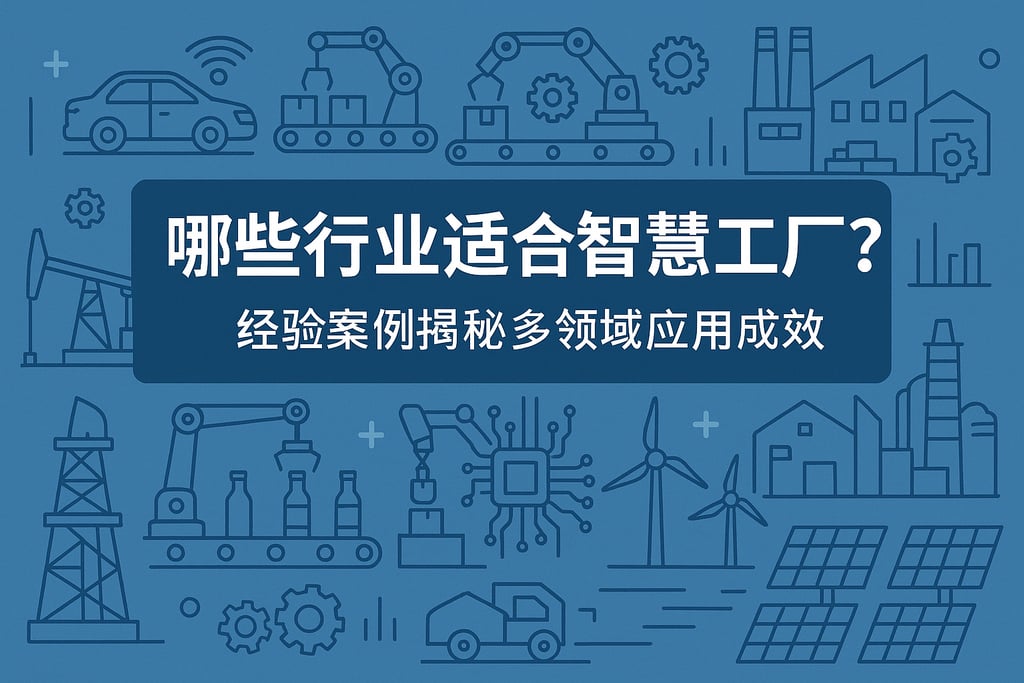 哪些行业适合智慧工厂？经验案例揭秘多领域应用成效