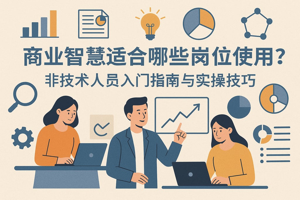 商业智慧适合哪些岗位使用？非技术人员入门指南与实操技巧