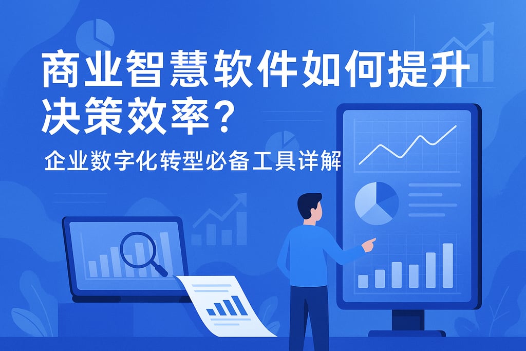 商業智慧軟體如何提升决策效率？企业数字化转型必备工具详解