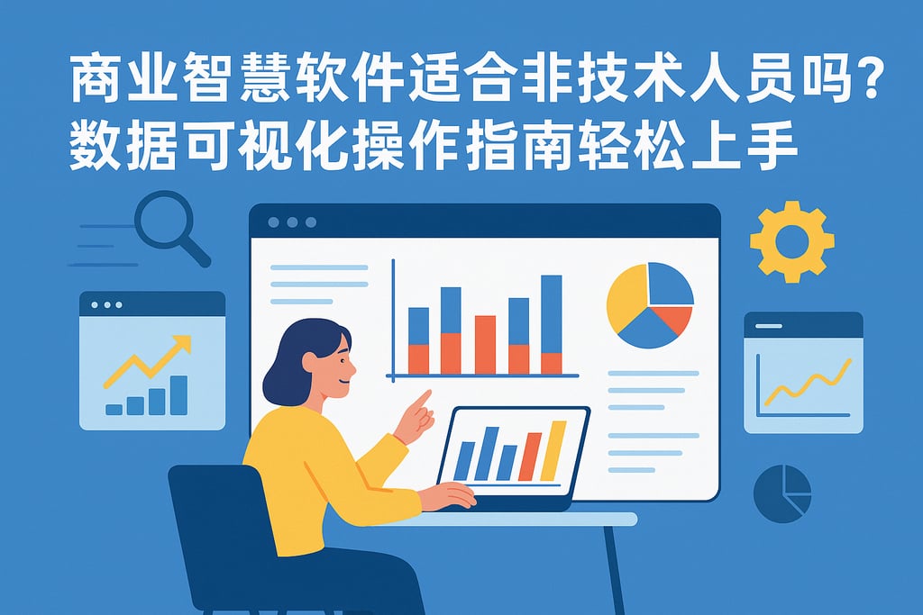 商業智慧軟體适合非技术人员吗？数据可视化操作指南轻松上手