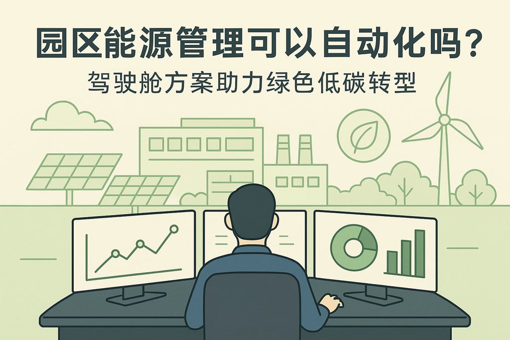 园区能源管理可以自动化吗？驾驶舱方案助力绿色低碳转型