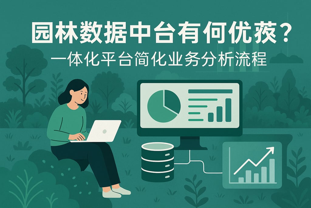 园林数据中台有何优势？一体化平台简化业务分析流程