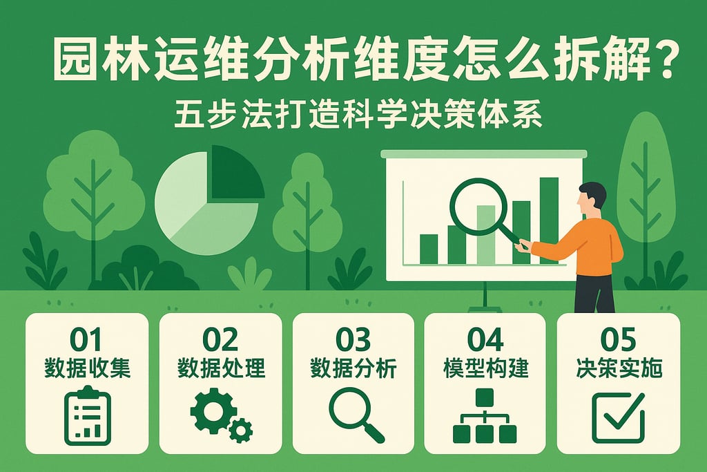 园林运维分析维度怎么拆解？五步法打造科学决策体系