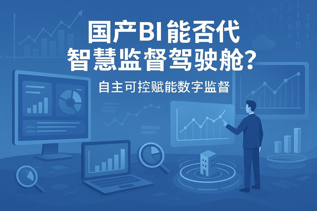 国产BI能否替代智慧监督驾驶舱？自主可控赋能数字监督