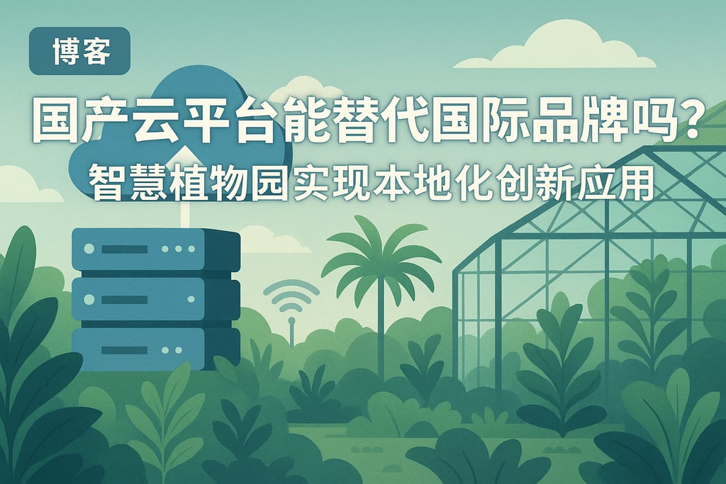 国产云平台能替代国际品牌吗？智慧植物园实现本地化创新应用