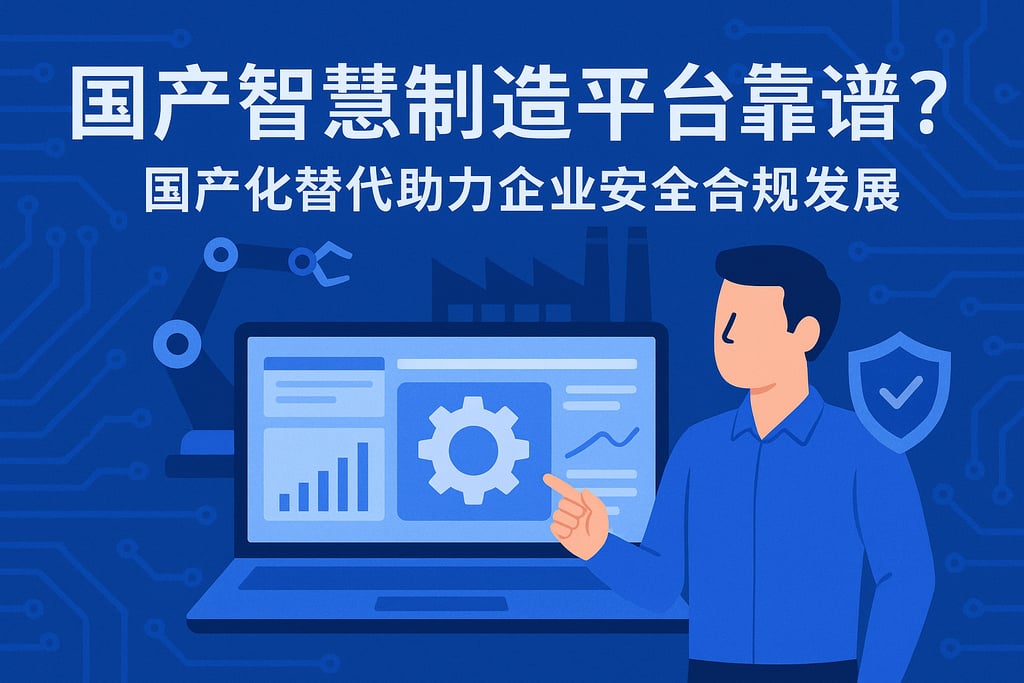 国产智慧制造平台靠谱吗？国产化替代助力企业安全合规发展