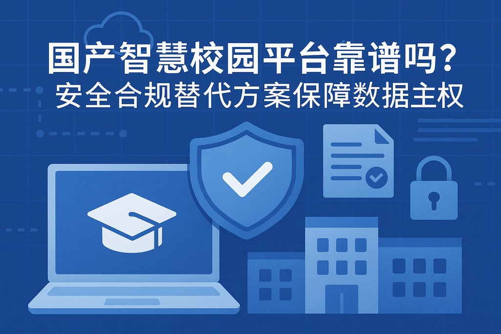 国产智慧校园平台靠谱吗？安全合规替代方案保障数据主权