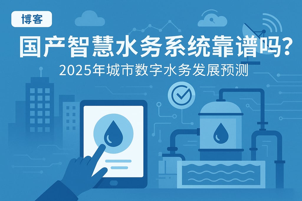 国产智慧水务系统靠谱吗？2025年城市数字水务发展预测