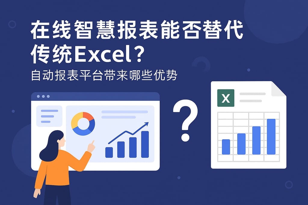 在线智慧报表能否替代传统Excel？自动报表平台带来哪些优势