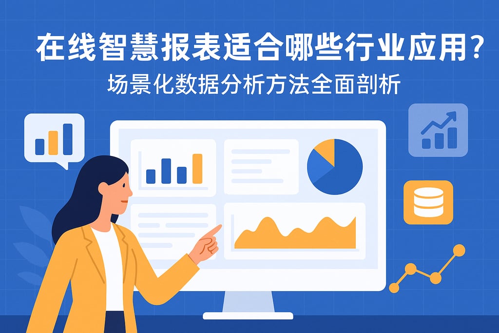 在线智慧报表适合哪些行业应用？场景化数据分析方法全面剖析