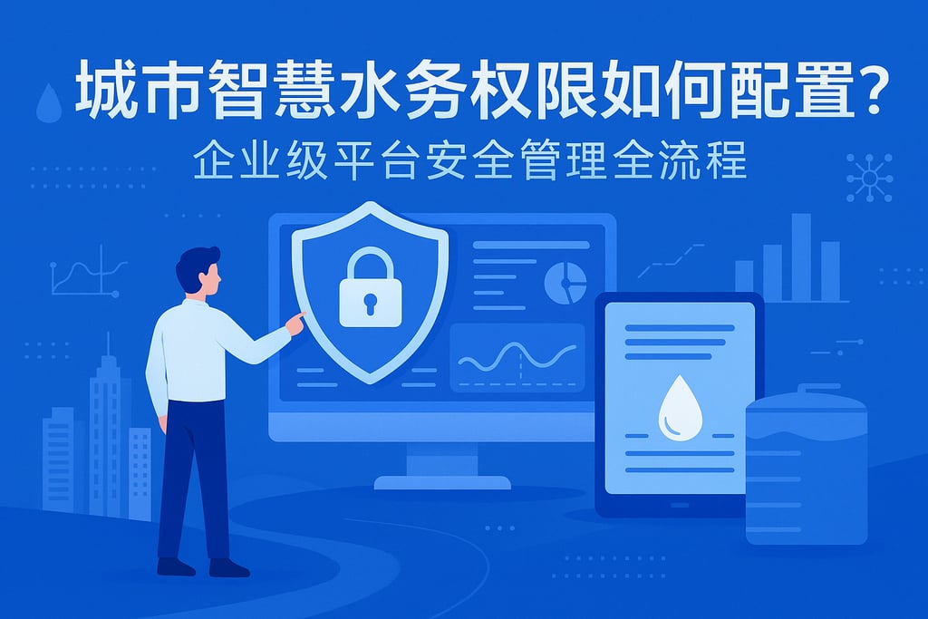城市智慧水务权限如何配置？企业级平台安全管理全流程