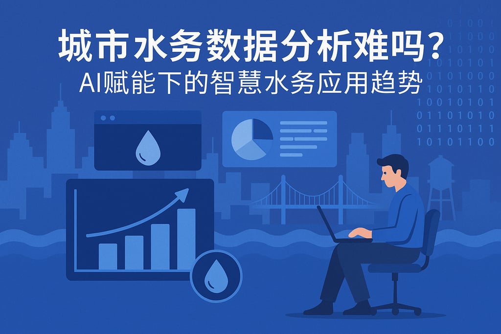 城市水务数据分析难吗？AI赋能下的智慧水务应用趋势