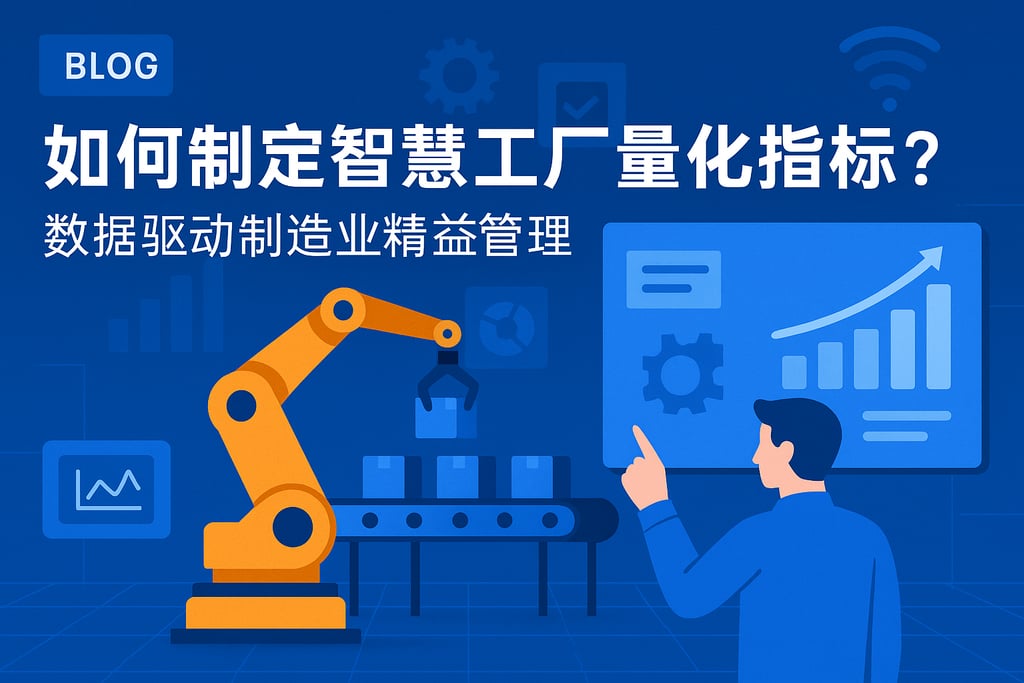 如何制定智慧工厂量化指标？数据驱动制造业精益管理