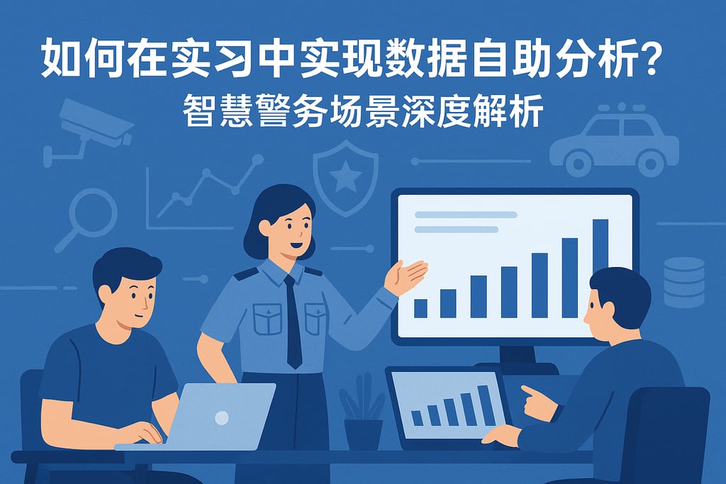 如何在实习中实现数据自助分析？智慧警务场景深度解析