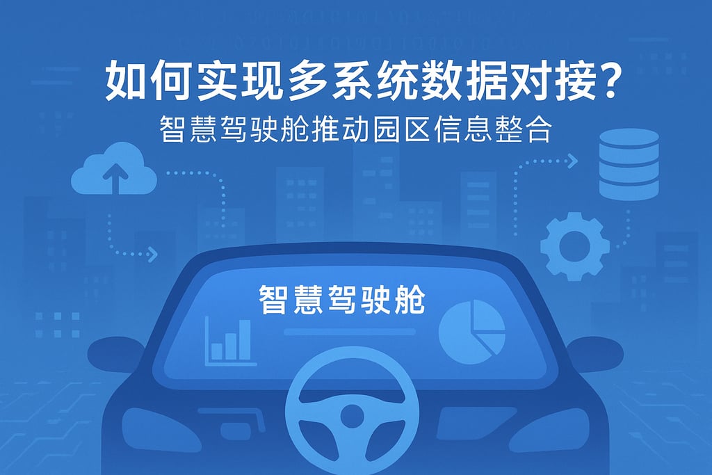 如何实现多系统数据对接？智慧驾驶舱推动园区信息整合