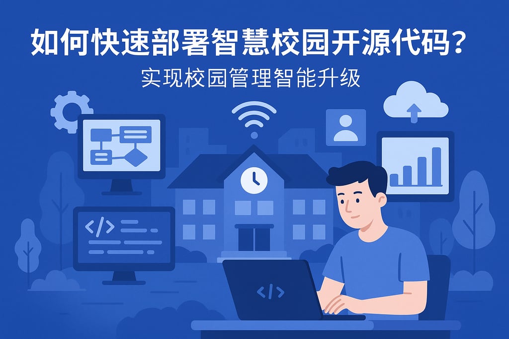 如何快速部署智慧校园开源代码？实现校园管理智能升级