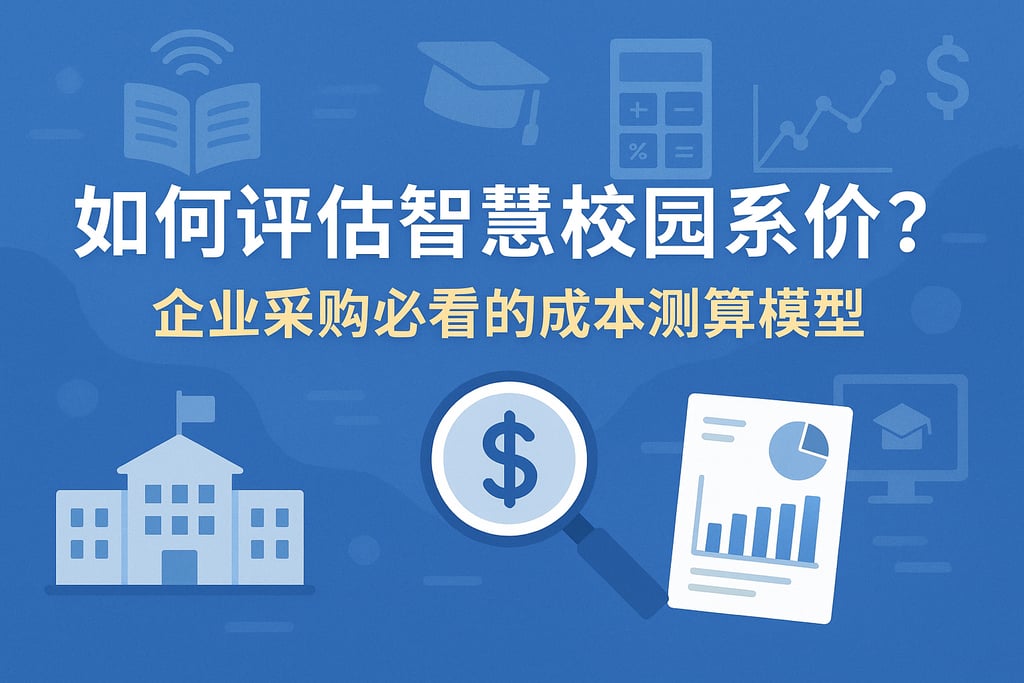 如何评估智慧校园系统价格？企业采购必看的成本测算模型