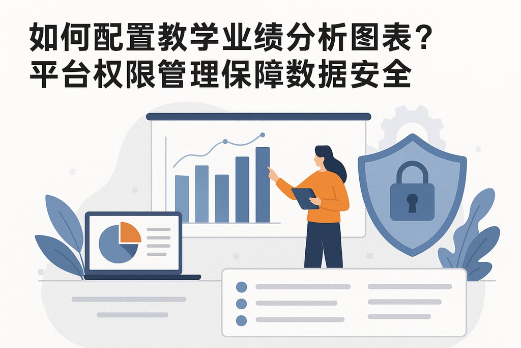 如何配置教学业绩分析图表？平台权限管理保障数据安全